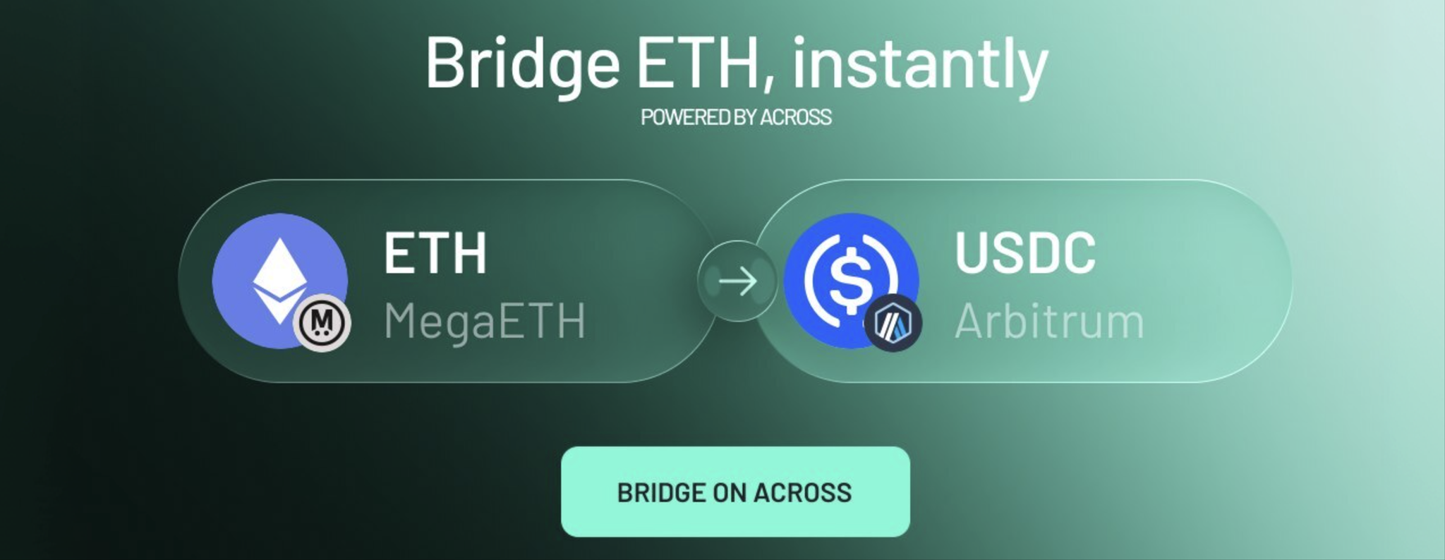 Across Protocol — Bridge ETH, instantly